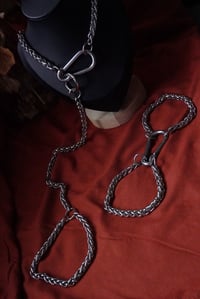 Image 2 of Bound Wheat Chain Cuffs