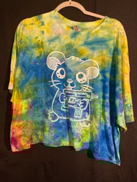 Image 1 of 2XL Hamtaro Collab  CROP TOP Shirt with Pazuzu 