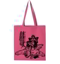 Image 1 of Bear Rug Tote Pink