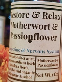 Image 2 of Relax and Restore Motherwort and Passionflower Tincture 