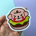 Monkey Burger Sticker