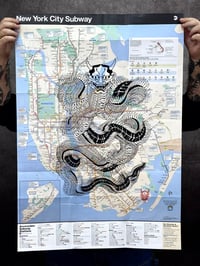 Image 2 of SNAKE HANNYA SCREENPRINT /MAPS