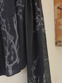 Image 2 of Bloom • Hemp scarf blue