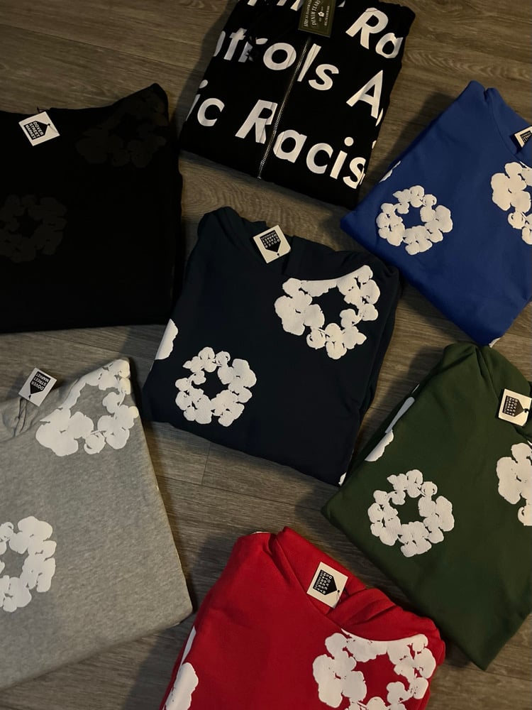 Image of Denim Tier Hoodies