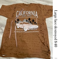 Large Brown Cali side lace destroyed