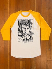 Image 1 of Slow Train Coming (yellow) Sz XS-XXL  