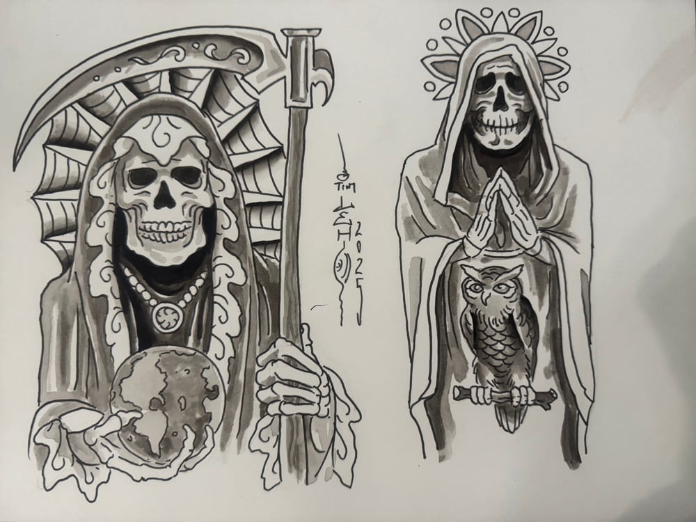 Image of Tim Lehi “Reapers & Wolves #162” Original Art