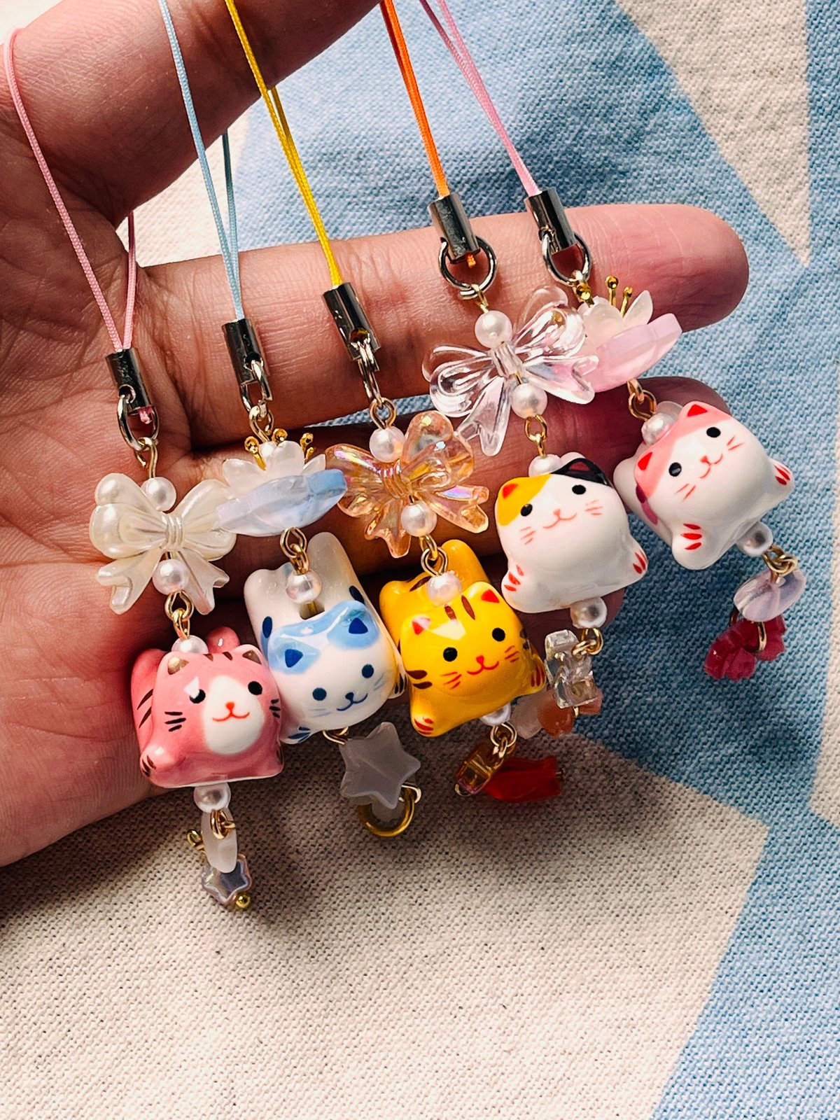 Image of Cat phone charms