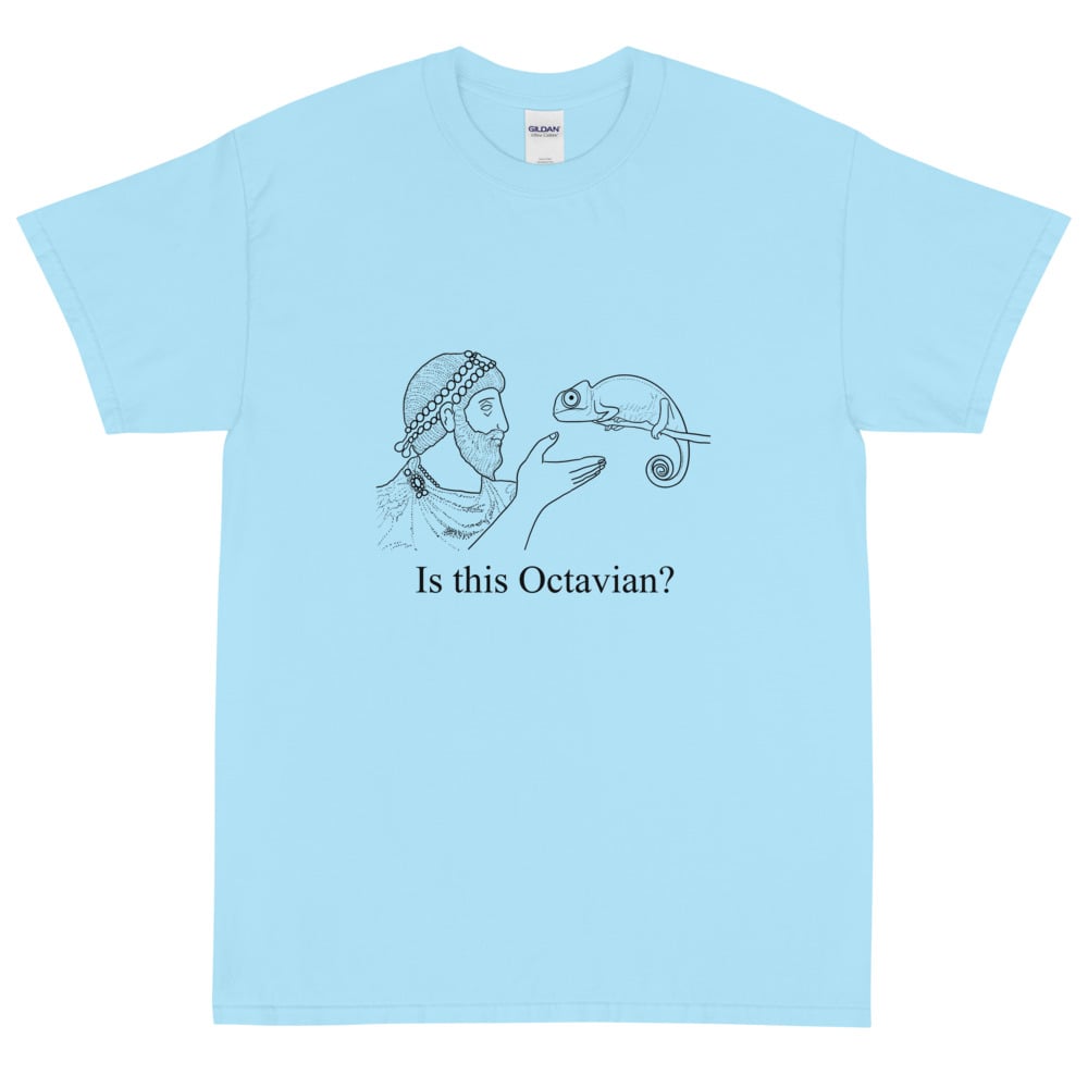 Image of Is This Octavian? Short Sleeve T-Shirt - Black Details