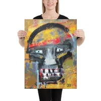 Caveman.  By, Jason Orr.  18" x 24" x 1.25 thick Canvas Print