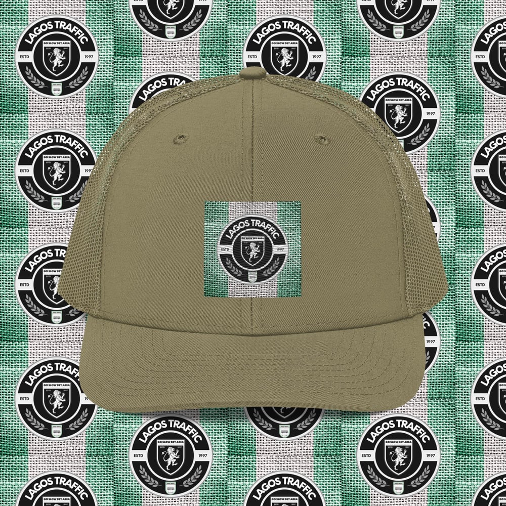 LAS GIDI SOCCER VOGUE TRUCKER CAP (GRN RAFFIA)