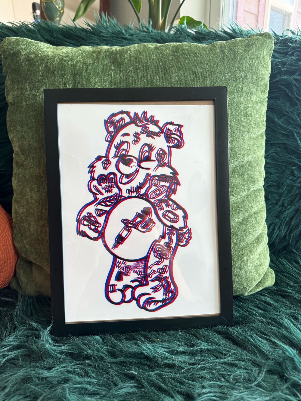 Image of Tat Care Bear print 