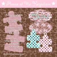 Pieces of Me Puffy Keychain