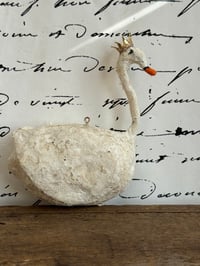 Image 2 of Spun cotton swan ornament
