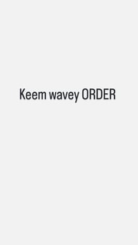 Keemwavey order 