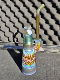 Image 1 of Keys Glass 3 Hole Dewar Seal Bubbler 