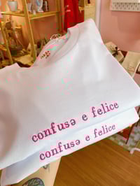 Image 1 of T-shirt Confusa e Felice