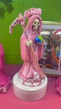 Image 3 of Pink Santa Muerte: Love’s Reflection