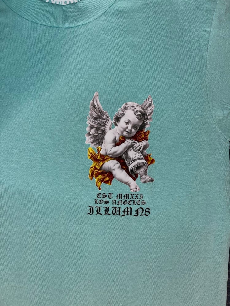Image of Light blue unisex angel