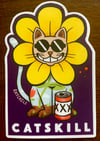 FLOWER-CAT STICKER