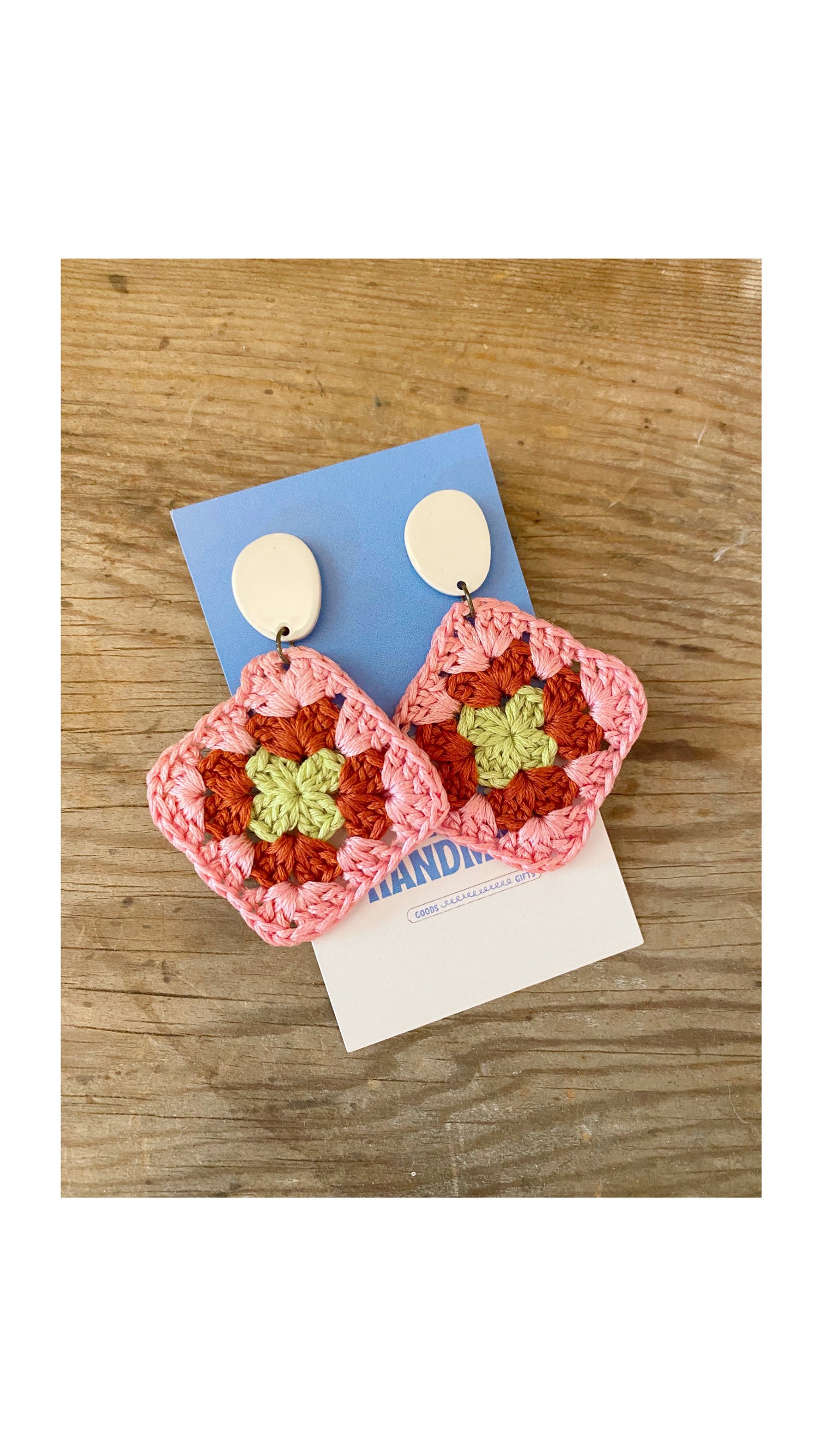 Image of Granny Square Earrings 