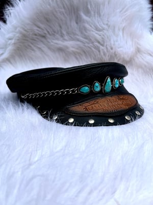 Image of Highway Queen Hat - White Water Turquoise