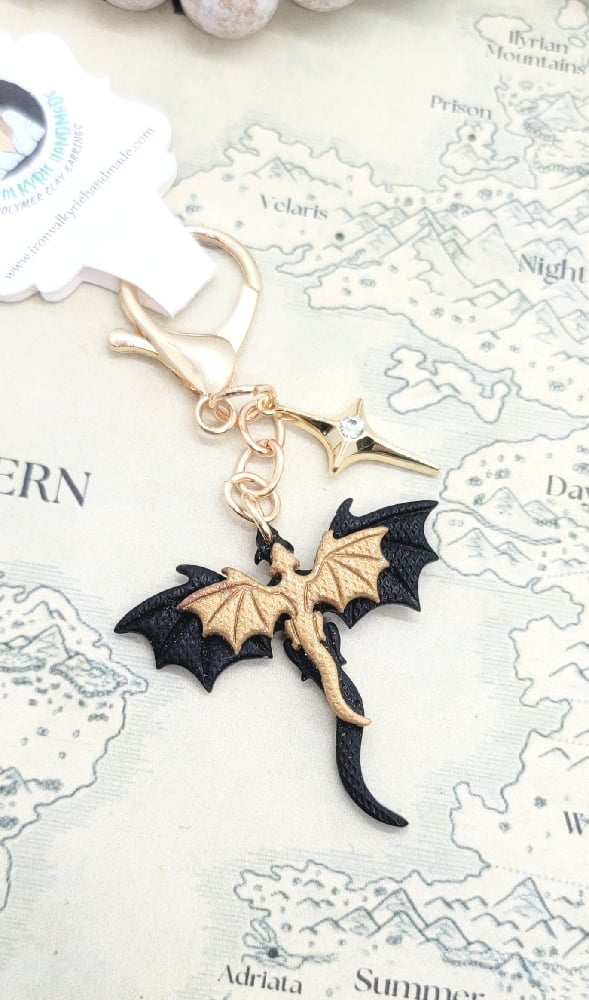 Image of Tairn Bookish Keychain 