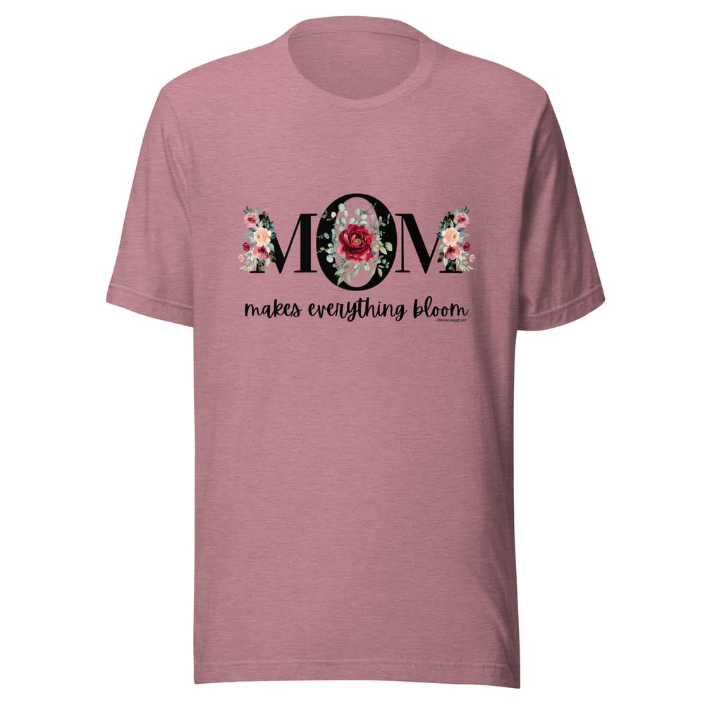 Image of Mom Blooms Unisex t-shirt