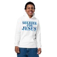 Image 3 of Soldier For Jesus ICE Youth heavy blend hoodie