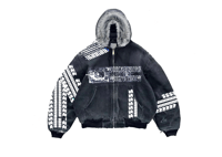 TANK TRACK DENIM HOODIE 