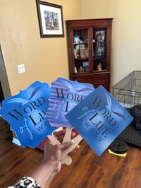 Image 5 of Custom Hand-held Graduation Fans | Personalize Fans | Memorial Fans