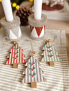 SALE! Wooden Tree Decorations ( Set of 3 )