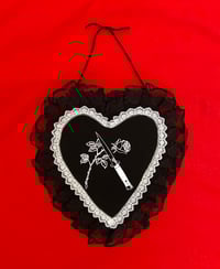 Image 4 of Rose & Knife Heart Banner