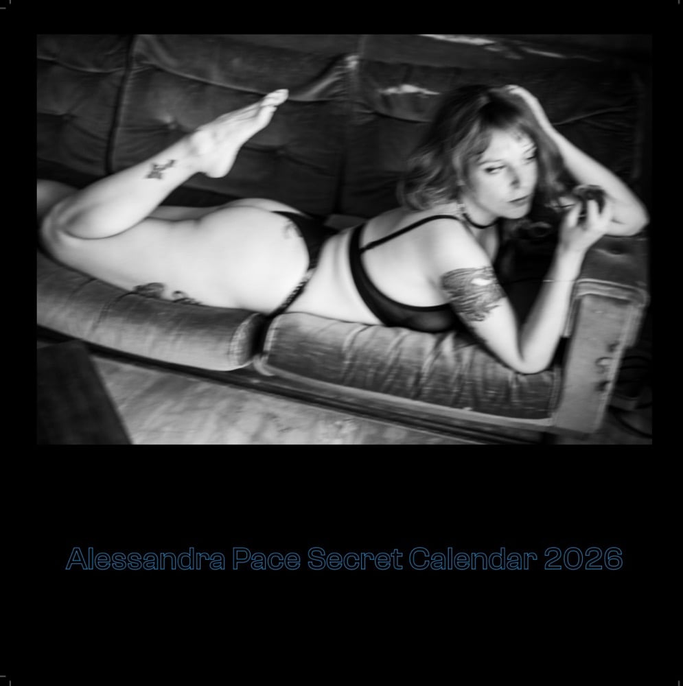 Image of Alessandra Pace Secret Calendar 2026