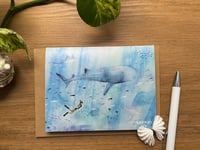 Greeting Card “Me and a Shale shark”