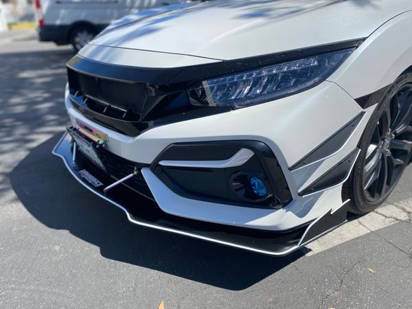 Image of 2016-2021 Honda Civic “v3” front splitter 