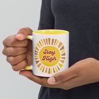 Image 1 of Stay High Mug with Colour Inside