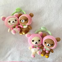Image 4 of Crochet Korilakkuma/Chairoikoguma Cherries 
