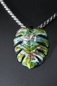 Image 2 of Mixed color monstera pendant 😍