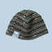 Image of NAVY AND PEACH KNIT BEANIE