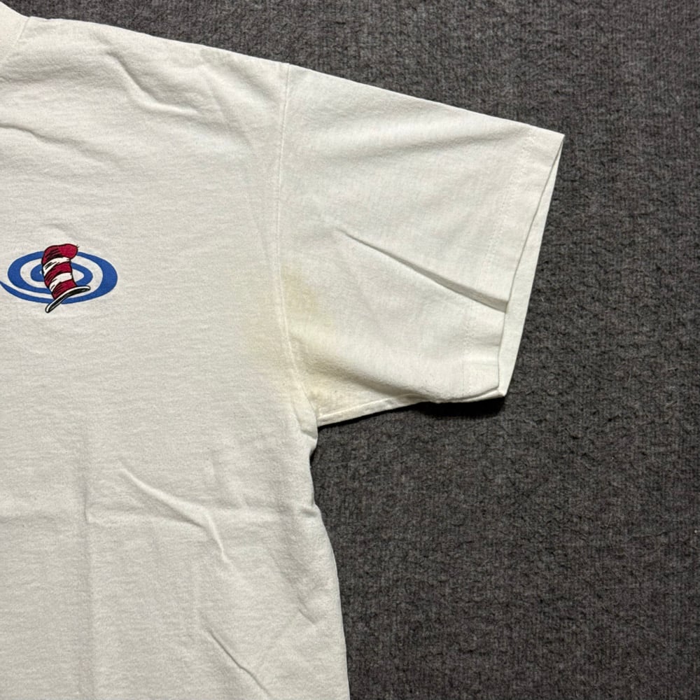 Image of 1990s Dr Suess Cat in the Hat Graphic Tee (M)