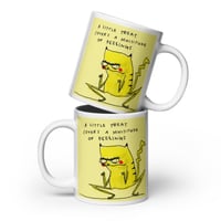 Image 2 of a little treat White glossy mug 