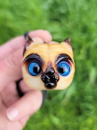 Image 2 of Siamese Kitty Face Pendant