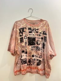 Image 1 of pink dyed tee