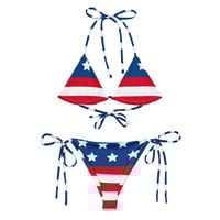 Image 1 of USA Flag - String Bikini from PatriotsCo