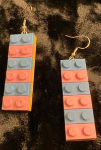 Image 1 of Trans Pride Lego Earrings