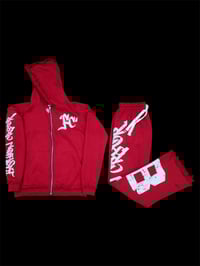 FC Oversized Jogging Suit (Red)