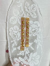 Image 1 of Tape measure earrings Midi Gold 