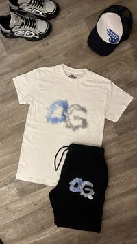 Image 2 of OG NUVANTI CLOUD WHITE SHORT & TEE SET