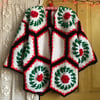 Rose Wreath Granny Sweater